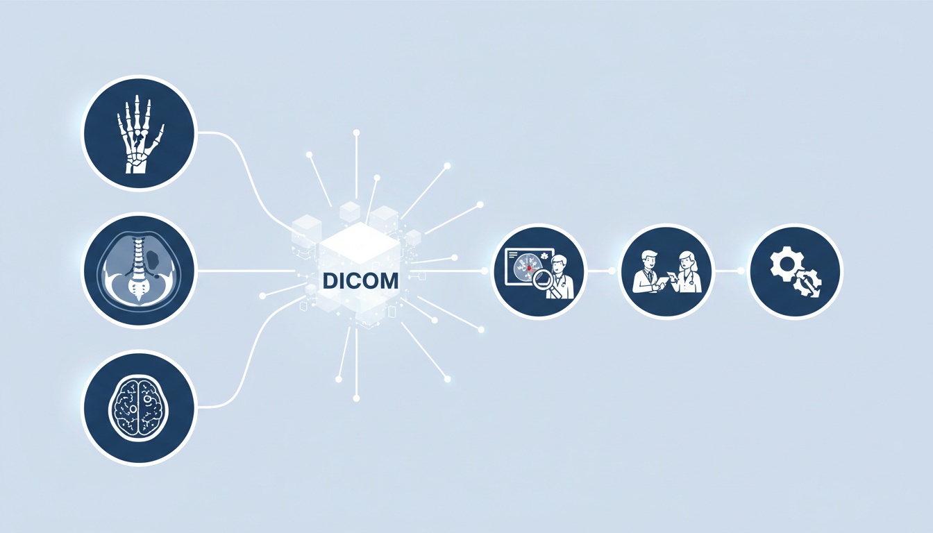 De Rol van DICOM-standaarden bij het Beheer van Radiologie van Botlaesies - Gemaakt door PostDICOM